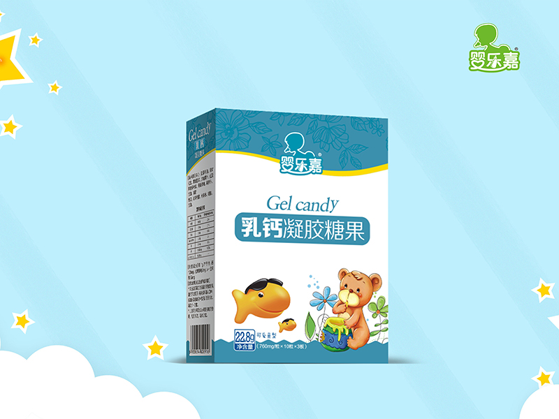 嬰樂嘉乳鈣凝膠糖果 盒裝