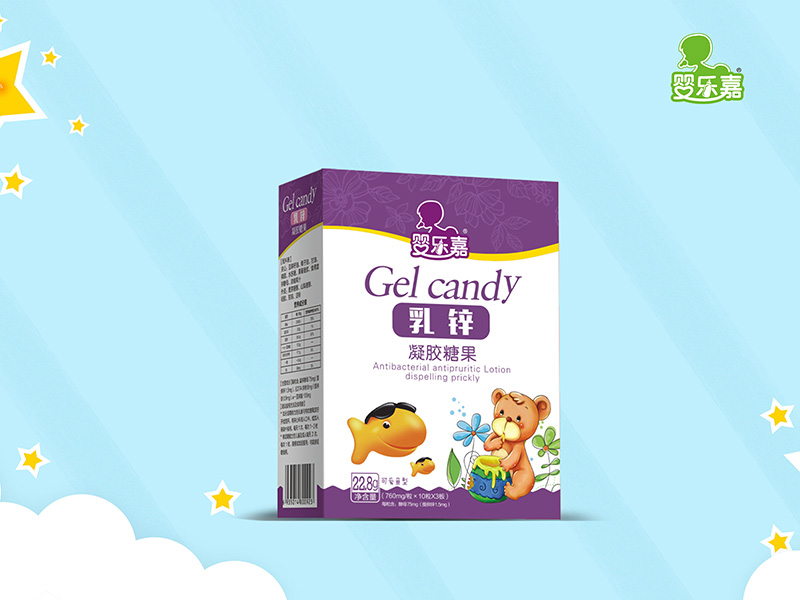 嬰樂嘉乳鋅凝膠糖果 盒裝