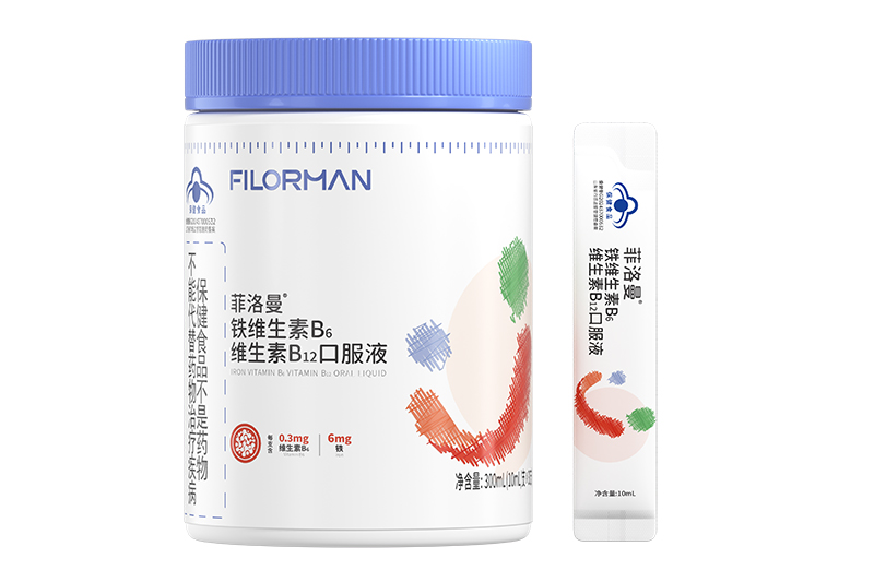 菲洛曼鐵維生素B6維生素B12口服液