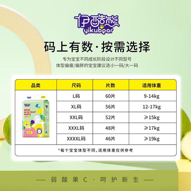 伊酷熊弱酸果C褲嬰兒紙尿褲拉拉褲02.jpg