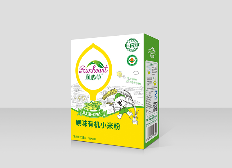 潤心草原味有機小米粉225克