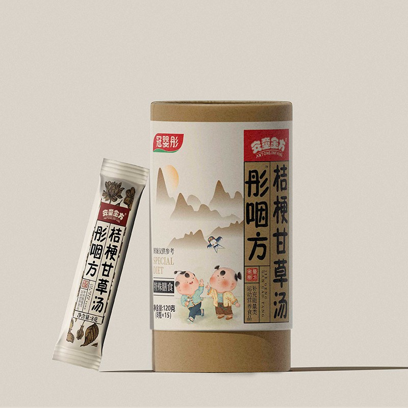 安童金方彤咽方桔梗甘草湯