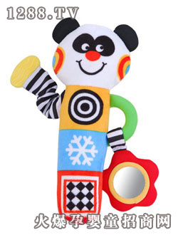 lala布書小熊貓搖棒