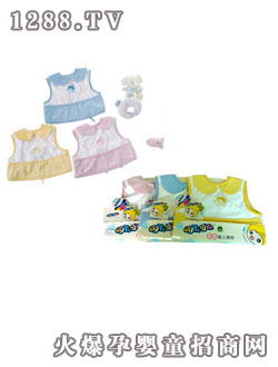 咿咿呀呀柔柔嬰兒圍兜