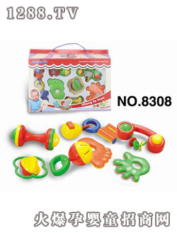 貝樂康卡通搖鈴（8件套）