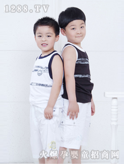 托尼艾米男童無(wú)袖夏裝中小號(hào)