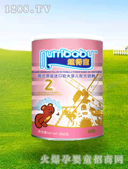 荷蘭原裝進口紐得寶較大嬰兒配方奶粉2段