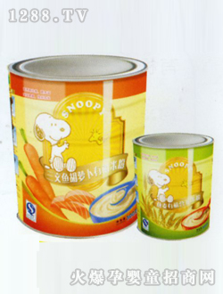 史努比三文魚(yú)胡蘿卜有機(jī)米粉