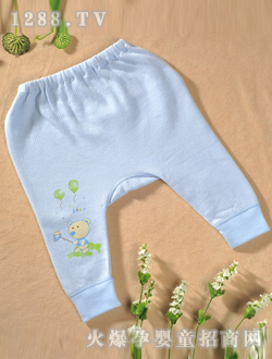 迪迪牌歡樂熊藍(lán)色嬰兒褲