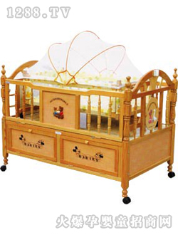 愛嬰寶嬰兒木床538