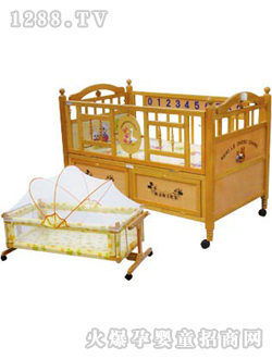 愛嬰寶嬰兒木床539