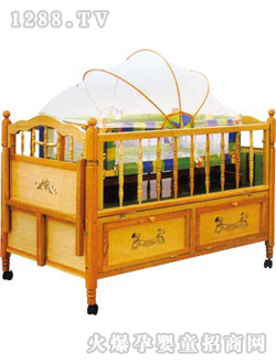 愛嬰寶嬰兒木床605