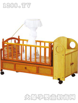 愛嬰寶嬰兒木床224