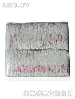 舒爾潔粉色嬰兒紙尿褲