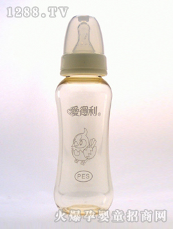 標(biāo)準(zhǔn)口徑PES奶瓶240mL小雞