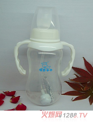 優(yōu)貝牛牛升級版標(biāo)口PP奶瓶180ml