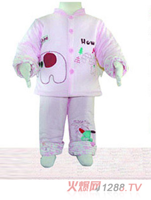 圣嬰寶泡泡熊馬甲三件棉套