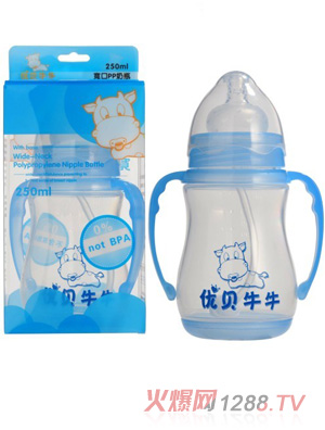 優(yōu)貝牛牛pp250ml奶瓶