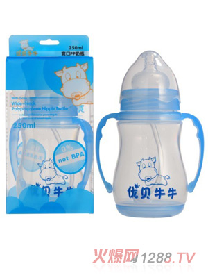 優(yōu)貝牛牛PP奶瓶250ml