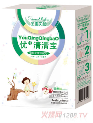 金諾貝嬰金銀花草本配方優(yōu)+清清寶盒裝
