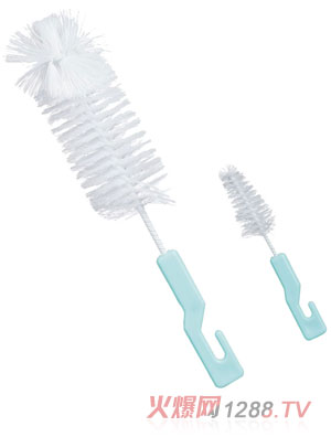 好可愛(ài)奶瓶刷藍(lán)色