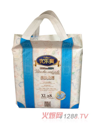 優(yōu)樂(lè)爽親膚柔薄瞬吸收嬰兒紙尿片XL28片