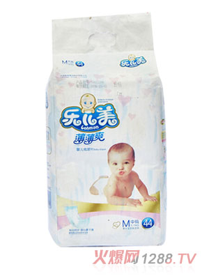樂(lè)兒美薄薄爽嬰兒紙尿片M碼44片