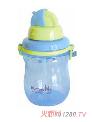 樂其耳嬰幼兒學飲杯藍色