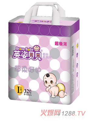 英姿貝貝超柔呵護紙尿片L