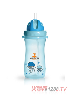小袋鼠巴布寶寶運(yùn)動水壺450ml藍(lán)色