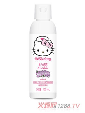 Hello Kitty初酷銀離子免洗手抗菌凝膠（植物萃?。?00ml