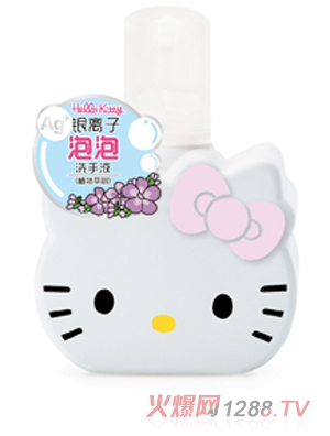 Hello Kitty初酷銀離子泡泡洗手液（植物萃?。?00ml