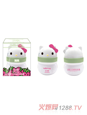 Hello Kitty初酷草莓牛奶清爽潤(rùn)膚霜