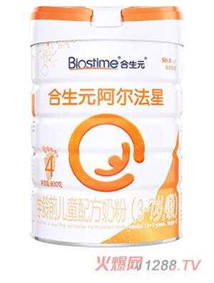 合生元阿爾法星學(xué)齡前兒童配方奶粉（3-7歲，4段）