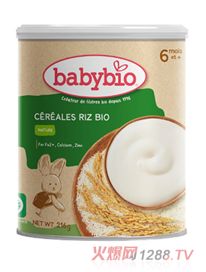 伴寶樂有機嬰幼兒大米米粉