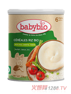 伴寶樂有機嬰幼兒混合蔬菜大米米粉