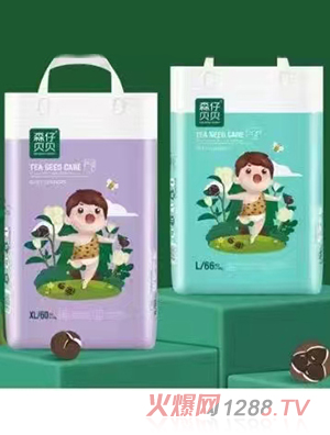 森仔貝貝茶籽護(hù)臀嬰兒紙尿褲