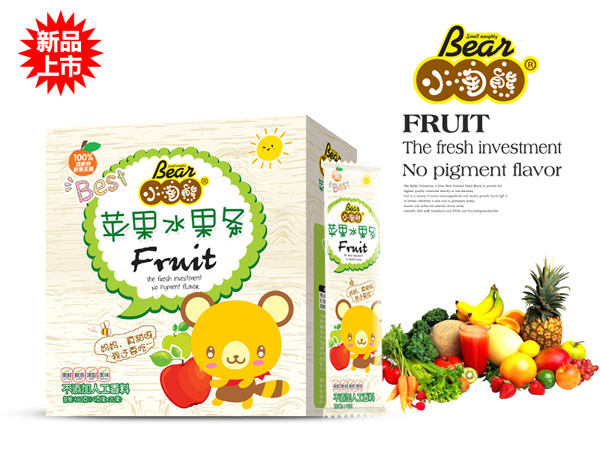 小淘熊蘋(píng)果水果條a