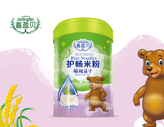 嘉盈貝核桃蓮子護暢米粉