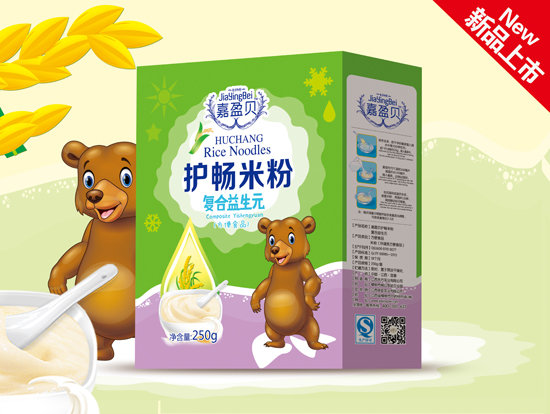 嘉盈貝復(fù)合益生元護暢米粉盒裝