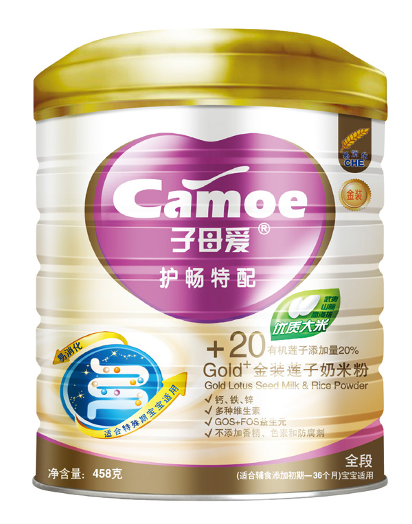 子母愛嬰幼護(hù)腸特配奶米粉