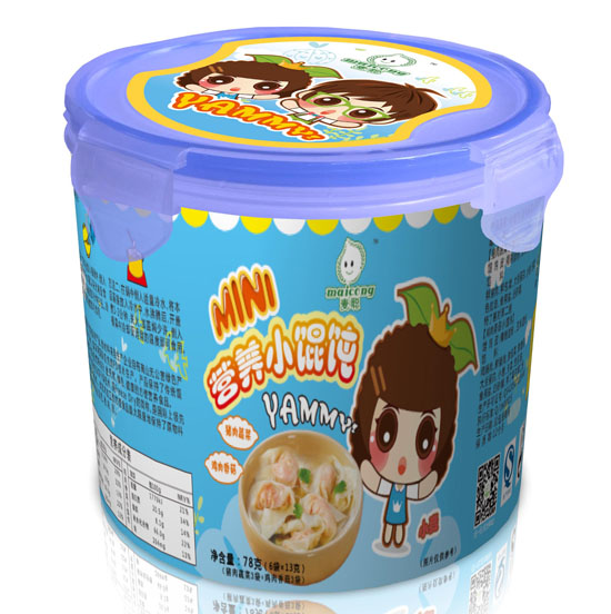 麥聰豬肉蔬菜+雞肉香菇營(yíng)養(yǎng)小餛飩