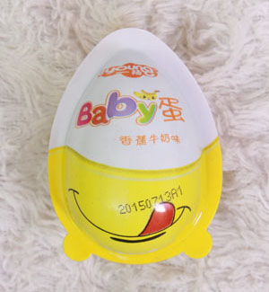一揚香蕉牛奶味Baby蛋黃色