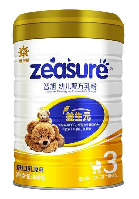 智旭超金裝益生元幼兒配方乳粉3段800g