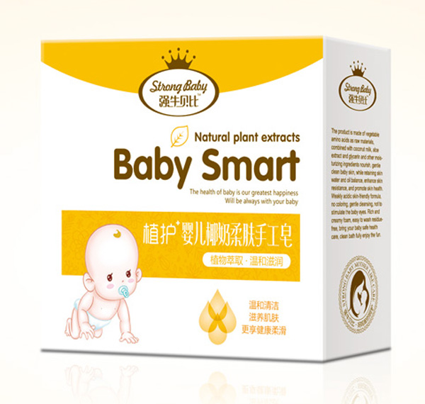 強牛貝比嬰兒椰奶柔膚手工皂