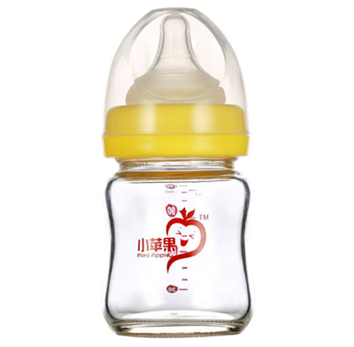 小蘋(píng)果抗摔玻璃奶瓶120ml