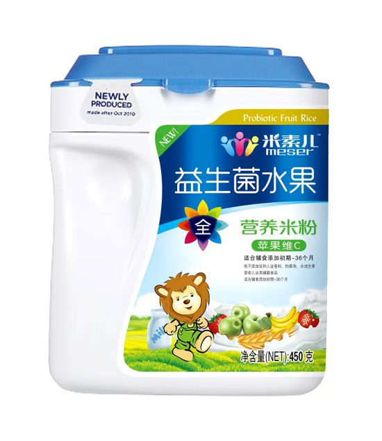 米素兒益生菌水果蘋果維C營(yíng)養(yǎng)米粉