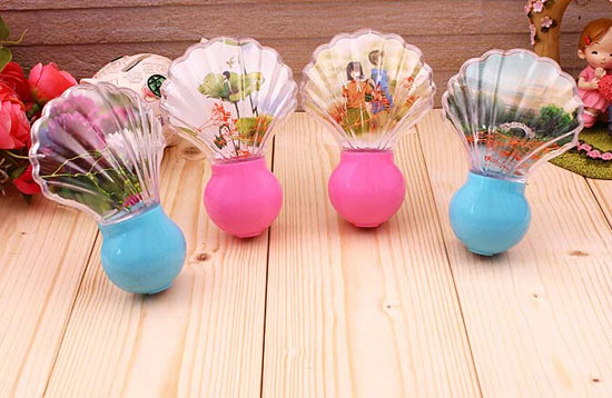 柯麗雅水晶貝扇LED節(jié)能小夜燈