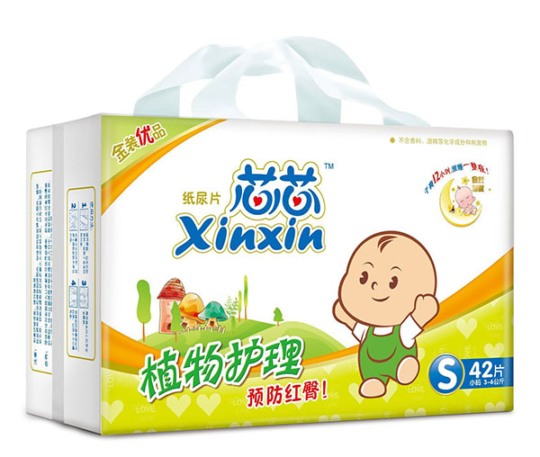 芯芯植物護(hù)理紙尿片S42片