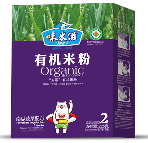 味米滋南瓜蔬菜有機米粉2段